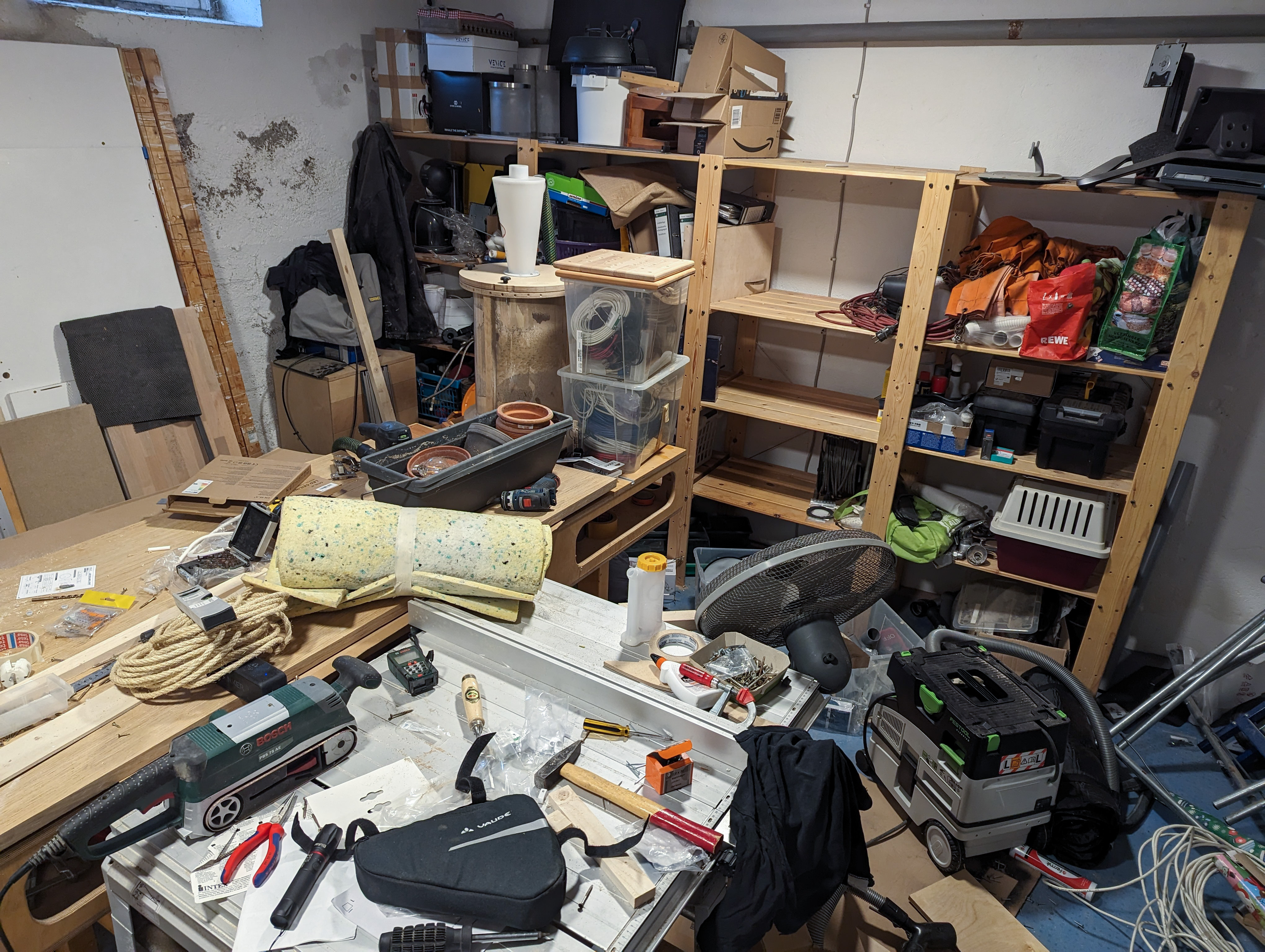 Holzwerken Kellerwerkstatt 004